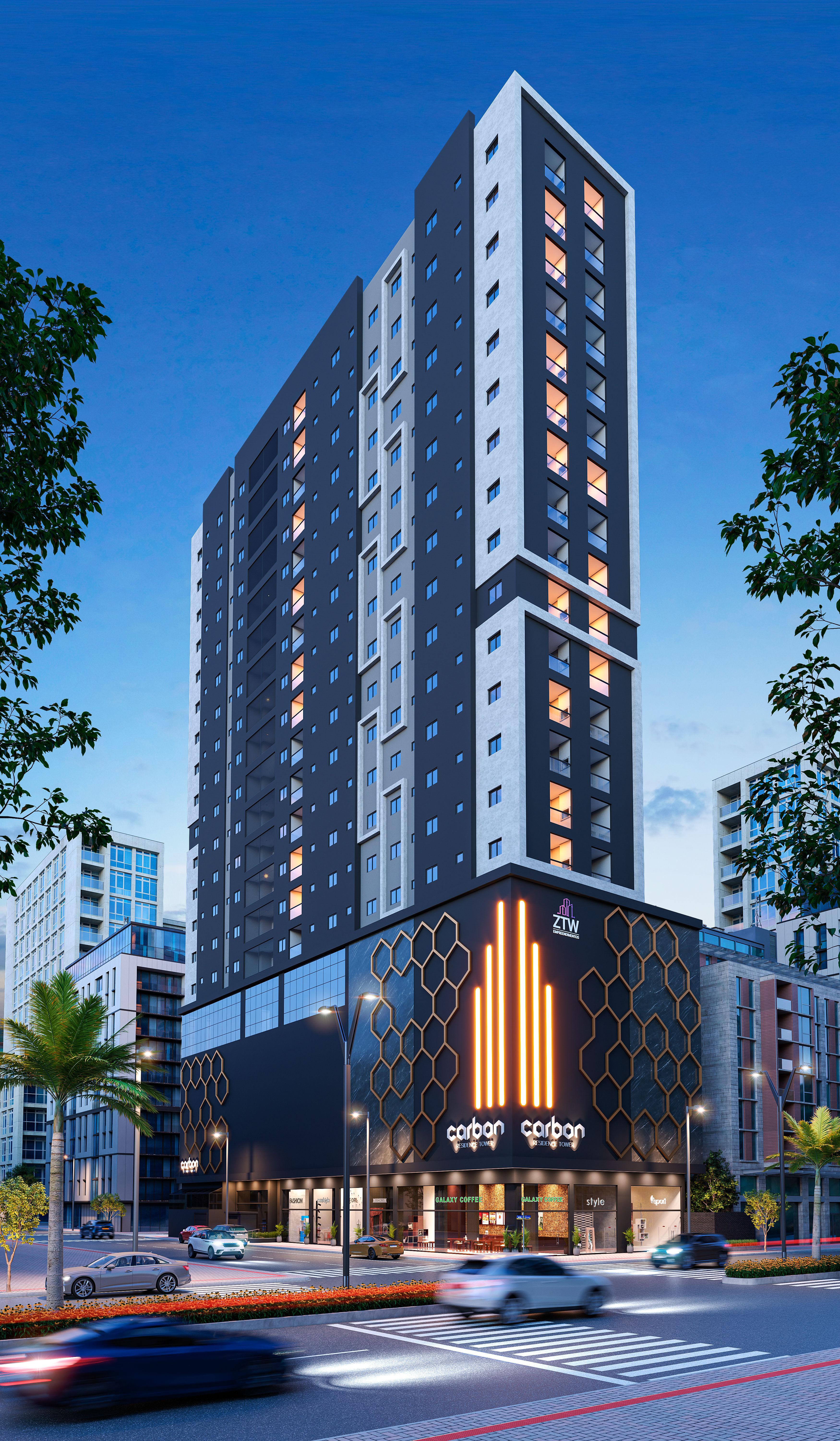 Apartamento no Edifício Carbon Residence Tower