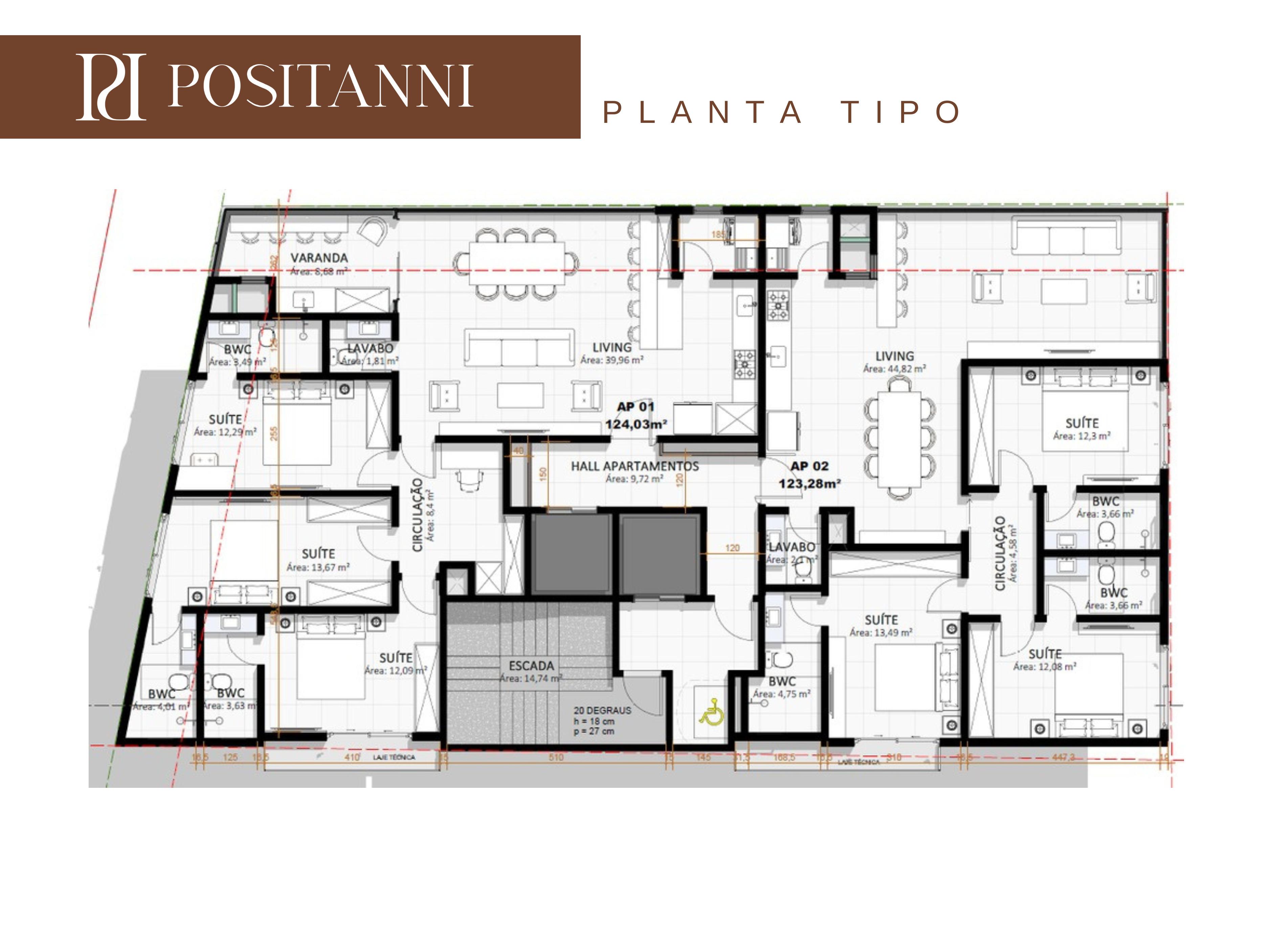 Apartamento no Positanni