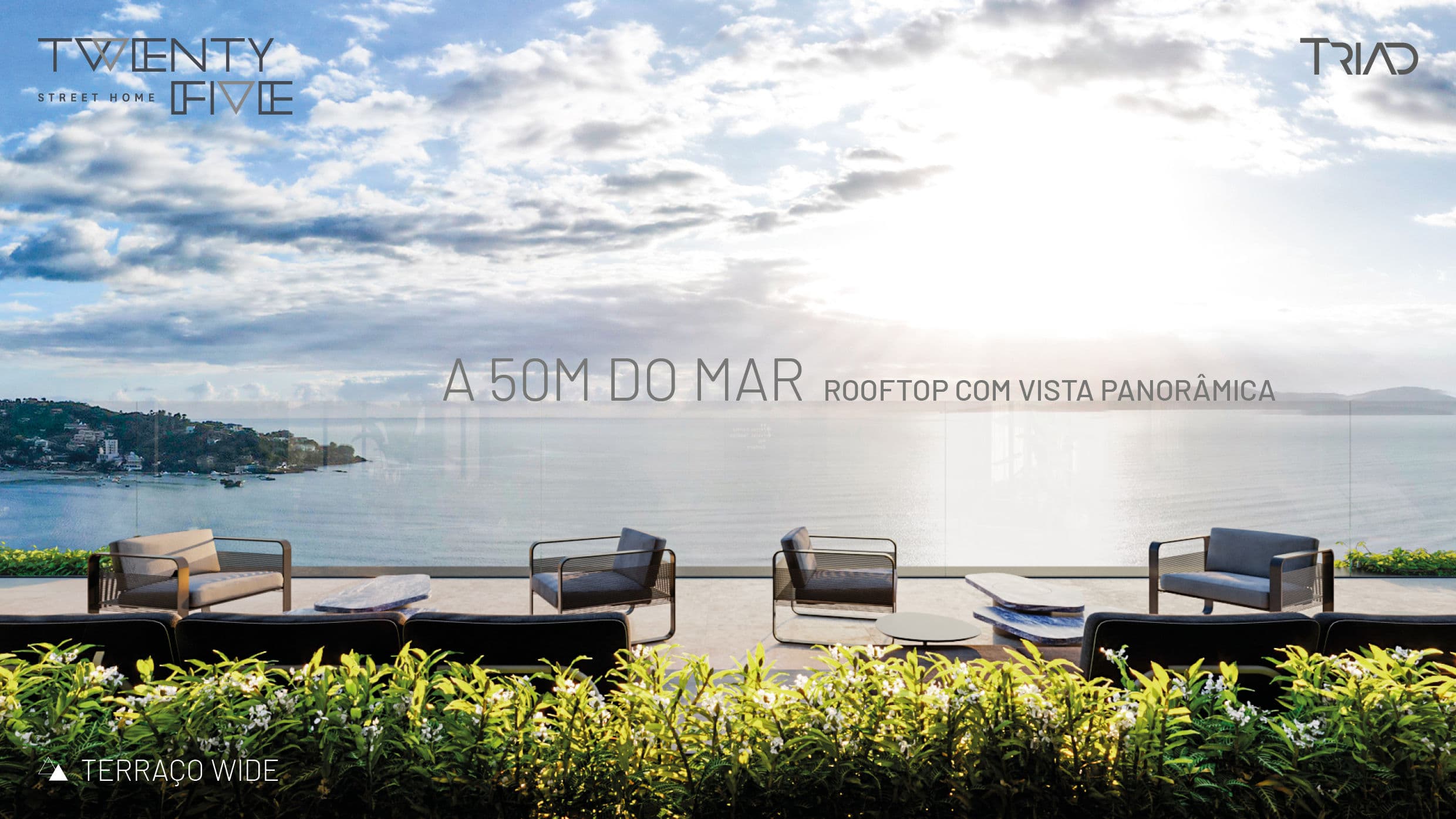 Apartamento Vista Mar no Twenty Five Street Home