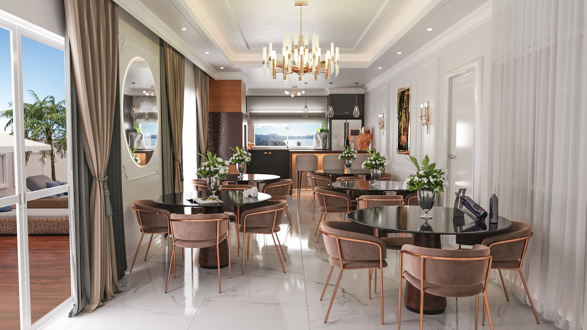 Andar alto no Belle Epoque Residence