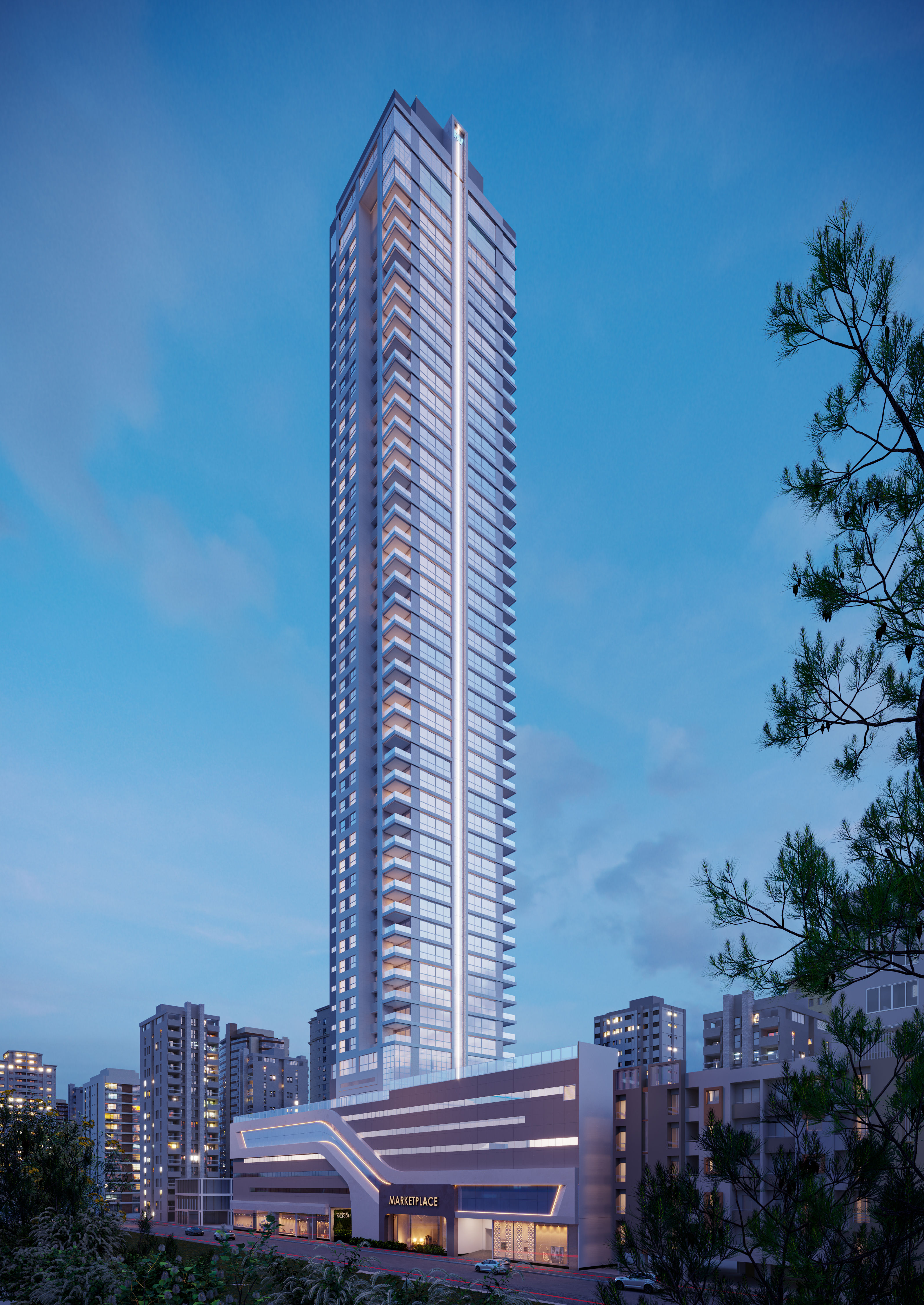 Venda de apto no Edifício Meridian Tower em BC