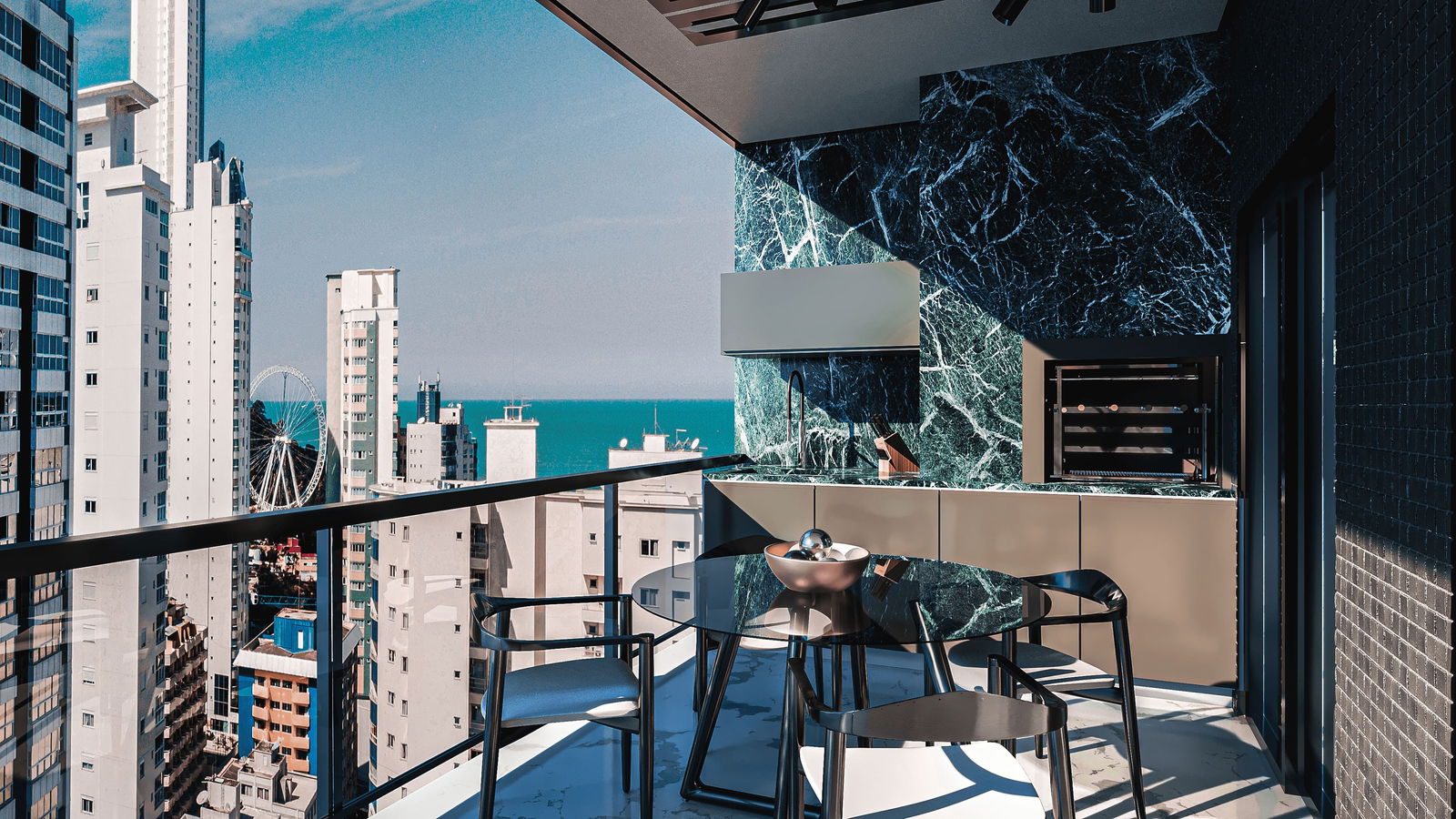 Andar alto à Venda no Torre de Booz Residence