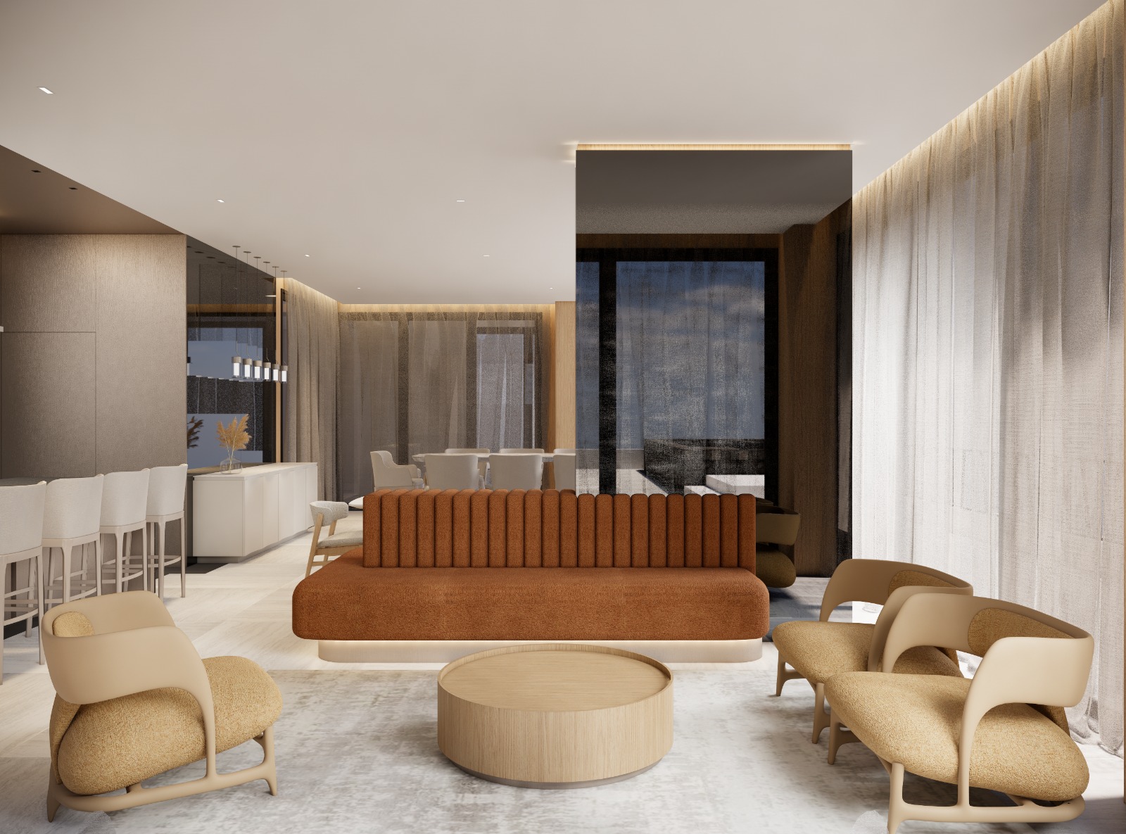 Andar alto no Harmonie Residence