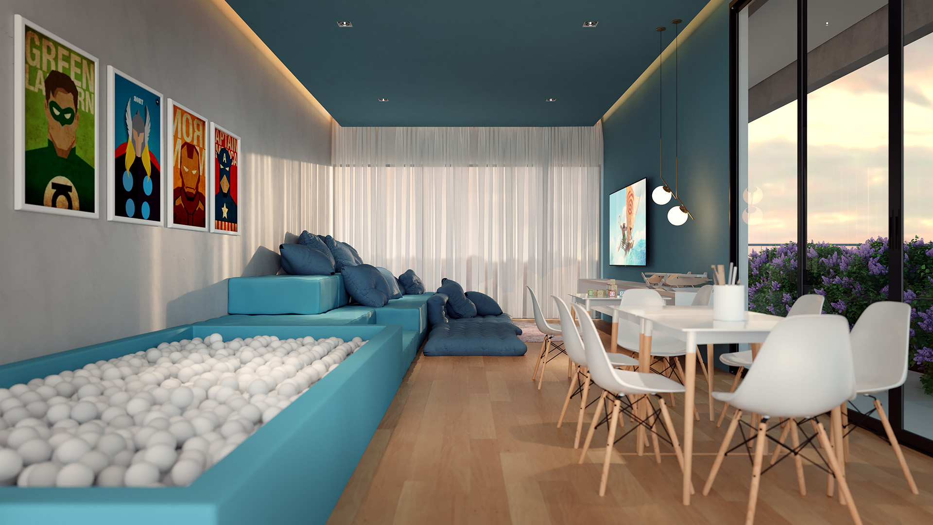 Andar alto no Harmony Ocean Front