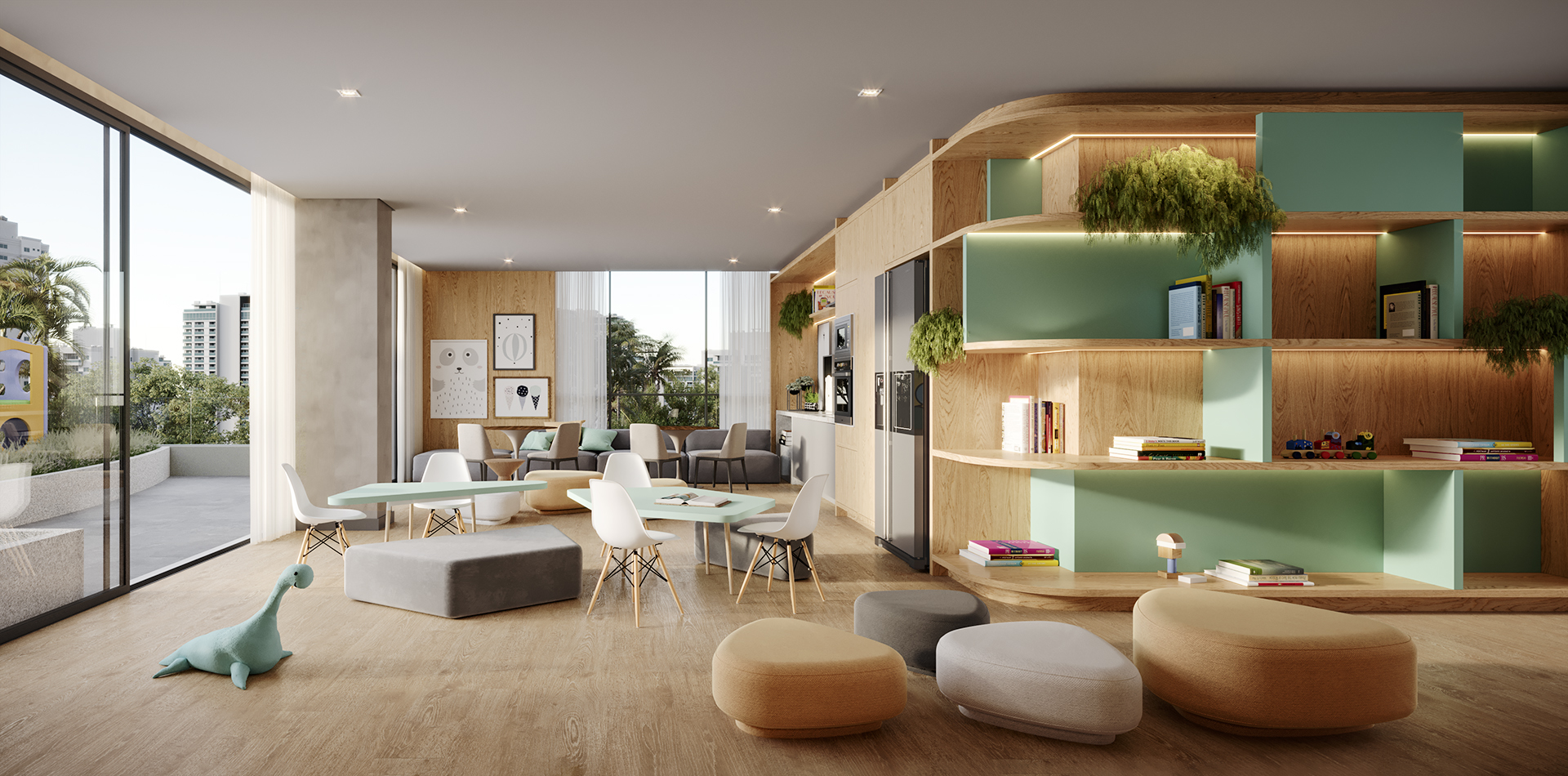 Andar alto no Harmony Ocean Front