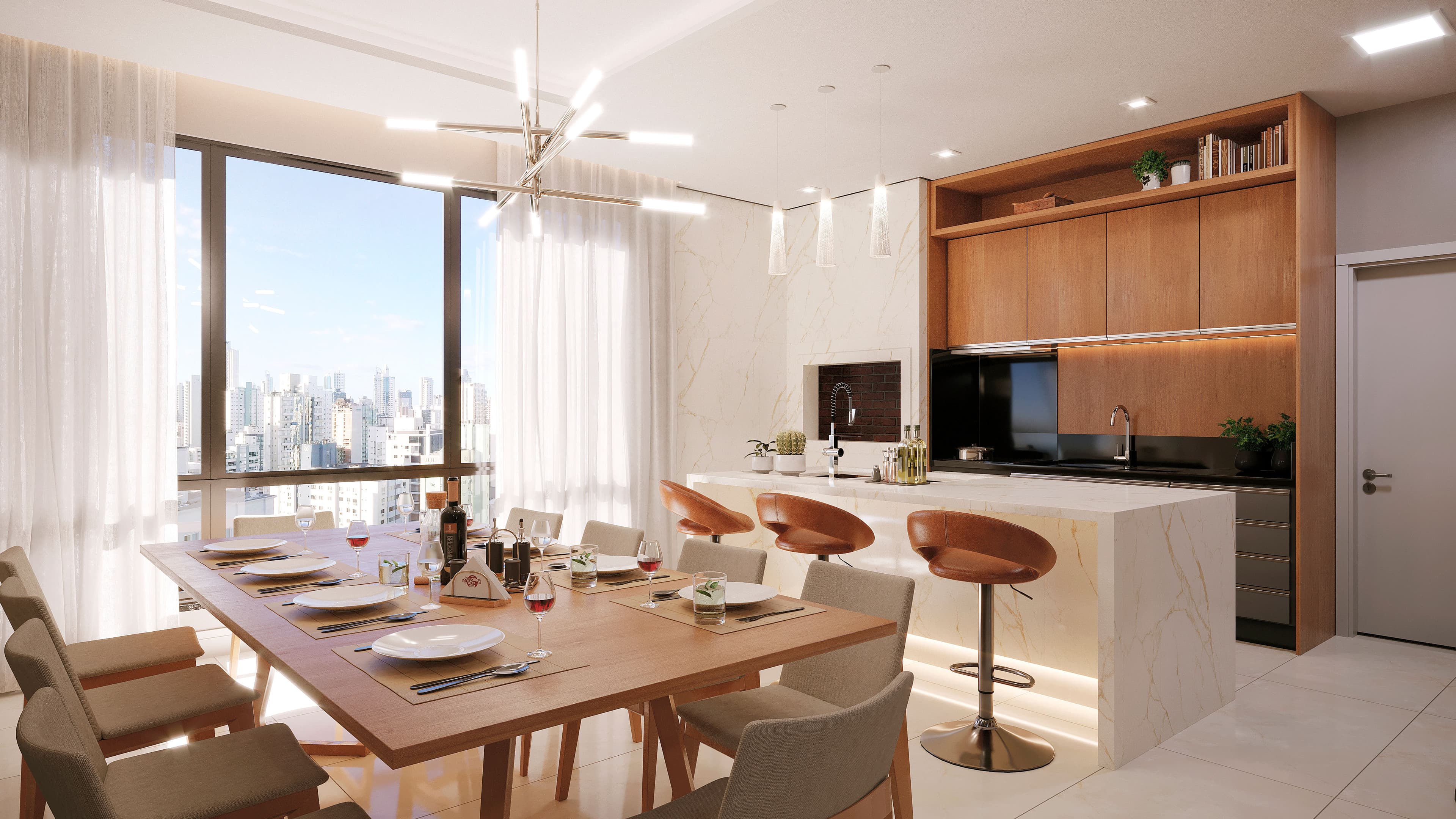 Apartamento no Edifício Ilhas Fiji Residence