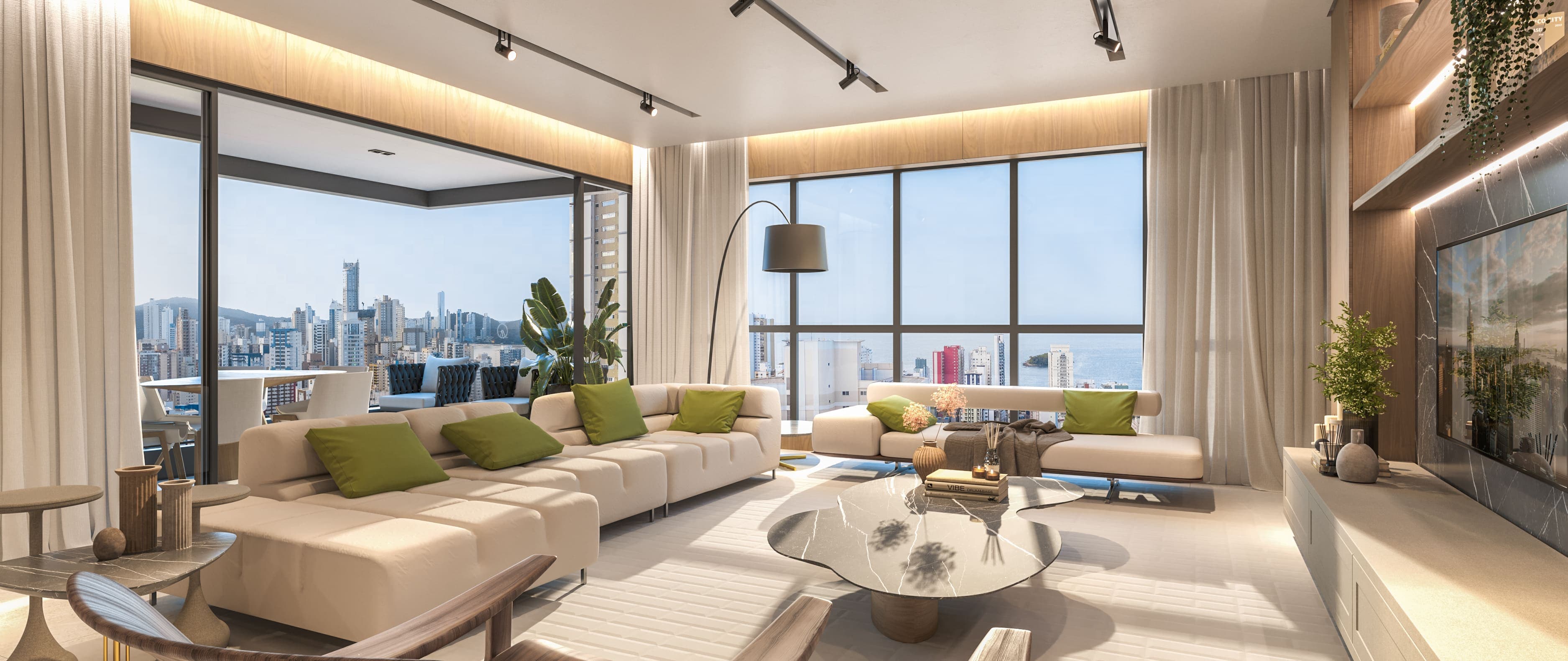 Apartamento no Newport Beach Residence